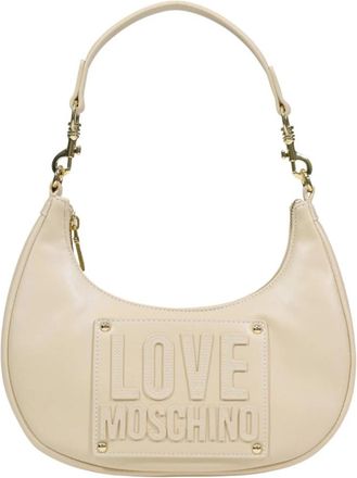 Love Moschino Kleine Schoudertas - Dames - Schoudertassen - Beige - ONE Size - Tassen