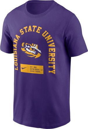 Nike LSU Primetime Seasonal Nike Mens College T-Shirt in Purple | N19951LLSN-9SV