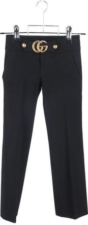 Gucci Womens Black Viscose Dress Pants