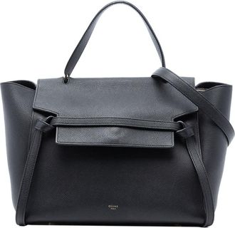 Celine Pre-owned Celine Mini Grained Calfskin Belt Bag Ladies F-CU-1146