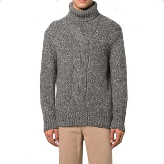 Brunello Cucinelli Mens Gray Cashmere Sweater Clothing