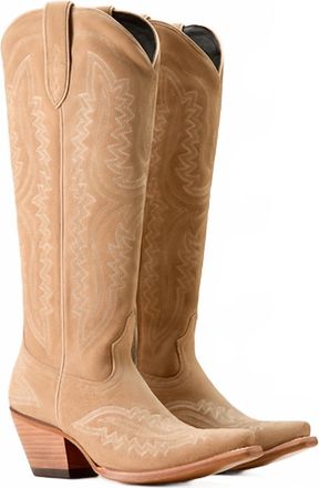 Ariat Womens Casanova X Toe Western Boots In Taupe