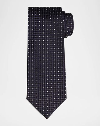 Tom Ford Men & apos;s Micro-Jacquard Silk Tie