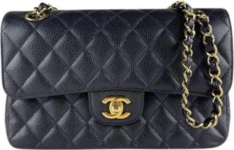 Chanel Pre-owned Vintage Shoulder Bag - Dames - Vintage Schoudertas - Zwart - ONE Size - Leer - Vintage