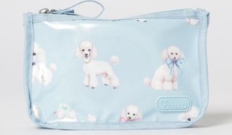 Fiorucci Pouch Poodle Fiorucci in canvas di cotone e pvc stampa Barboncino