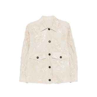 Brunello Cucinelli Sequin-embellished Front-pocket Jacket