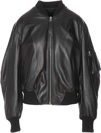 The Attico Leather Bomber