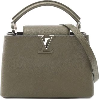 Louis Vuitton Borsa a mano Capucines BB in pelle 2021 - Verde