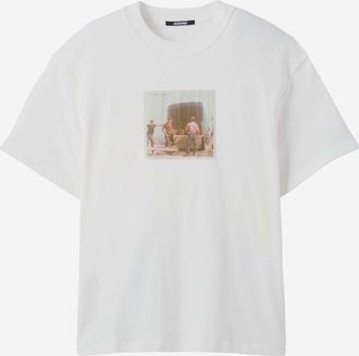 Jacquemus Baumwoll-T-Shirt mit Vintage-Fotografien