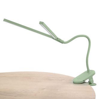 Forlight Joy L&aacute;mpara De Escritorio Led Portatil. Cambio De Intensidad Y Temperatura. Brazo Flexible Y &Aacute;ngulo Variable. Verde