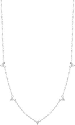 Glaze Jewelry Silver Cz Necklace
