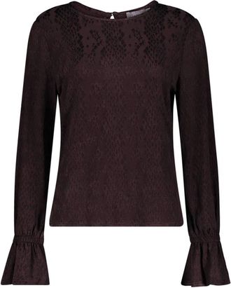 Geisha Top met lange mouwen - Dames - Blouses & Shirts - Bruin - Maat: XL