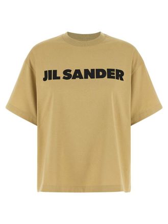 Jil Sander Beige Logo T-shirt