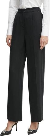 Karl Lagerfeld Wijde broek - Dames - Wijde Broeken - Zwart - S - Broeken