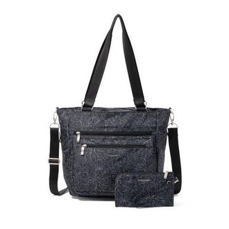 Baggallini Modern Everyday Shopper Tote in Midnight Blossom Print at Nordstrom