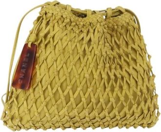 Chanel Pre-owned Bucket Bags, female, Yellow, Size: ONE SIZE Pre-owned Vintage Bucket Bag