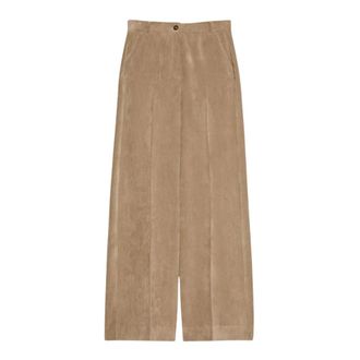 iBlues Fanfara Broek - Dames - Broeken - Beige - Maat: 2XS Corduroy