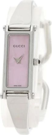 Gucci Pre-owned Watches, female, Pink, Size: ONE SIZE Pre-owned Glass watches