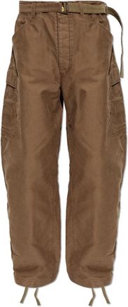 sacai Cargo Broek - Heren - Wijde Broeken - Bruin - L - Katoen - Broeken