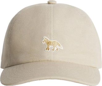Maison Kitsuné Baby Fox cap - Neutrals