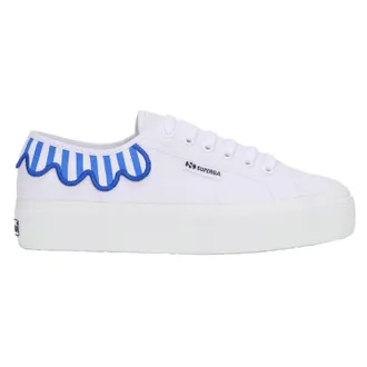 Superga Volwassen 3740 Leggera Umbrella Platform Trainers (Oogverblindend Blauw/Wit)