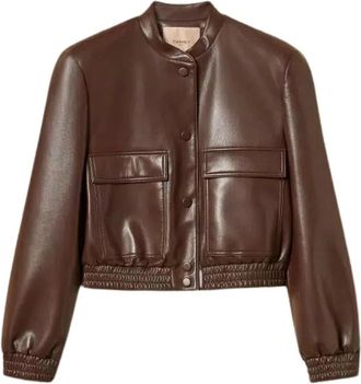 Twinset Donna, Giacche, Marrone, XS, new