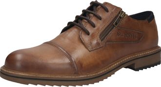 Bugatti Schnürschuh Halbschuh, Business Schuh mit seitlichem Reissverschluss