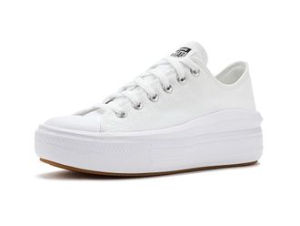Converse Chuck Taylor(r) All Star(r) Move Platform Ox Womens Shoes White/White/White : 5.5 B - Medium, Textile