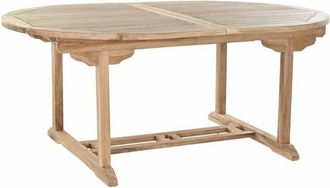 DKD Home Decor Mesa De Comedor Dkd Home Decor Marr&oacute;n Extensible Teca (180 X 120 X 75 Cm) 8424001931866 S3033461 Dkd Home Decor