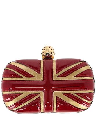 Alexander McQueen Alexander Mcqueen Britannia Skull Box Clutch Bag (Authentic Pre-Loved)