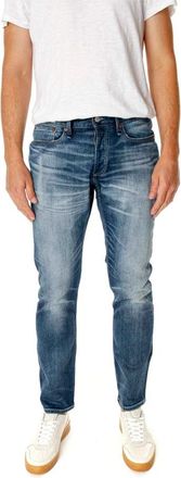 Denham Klassieke Straight Fit Jeans met lage taille - Heren - Slim Fit Jeans - Blauw - W29 L32 - Denim - Jeans