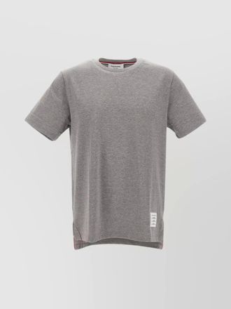 Thom Browne cotton relaxed-fit logo-patch short-sleeve t-shirt