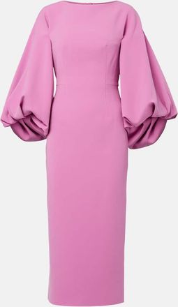 Roksanda Ilincic Abito midi Garance in crêpe