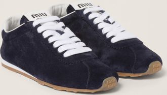 Miu Miu Plume suede sneakers