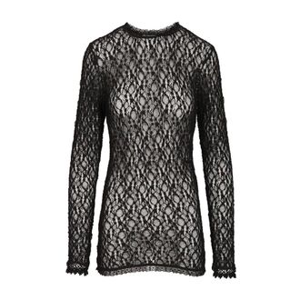 Isabel Marant Dames, Tops, Zwart, Maat: S Katoen