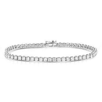 Vir Jewels 6 cttw Lab Grown Diamond Tennis Bracelet in 14K Gold 7.5 Inch For Women