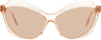 Andy Wolf Sloane Polarized D Womens Sunglasses Clear Size 62