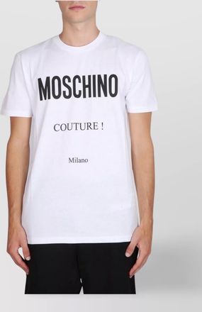 Moschino logo print regular-fit t-shirt