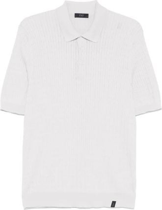 Fay Stijlvol Maglia Shirt - Heren - Ronde hals truien - Wit - M - Truien & Vesten