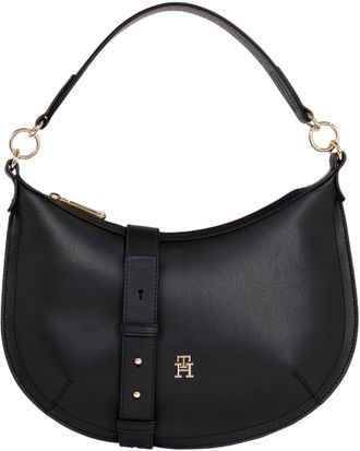 Tommy Hilfiger Women TH CHIC SHOULDER BAG, Black, One Size