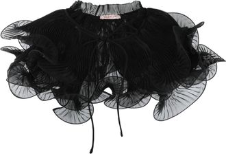 Valentino Chiffon Ruffle Collar