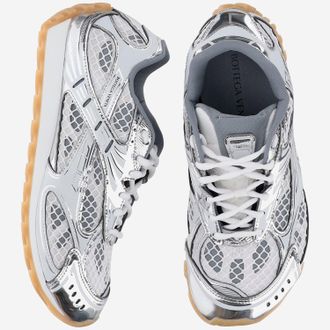 Bottega Veneta Mens Sneakers Orbit Silver Polyurethane Trainers