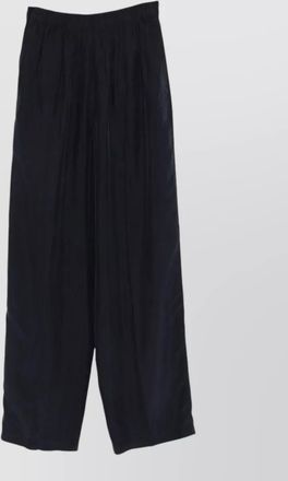 Prada silk wide-leg trousers