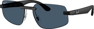 Ray-Ban RB4475CH Polarized 601S1C Mens Sunglasses Black Size 60