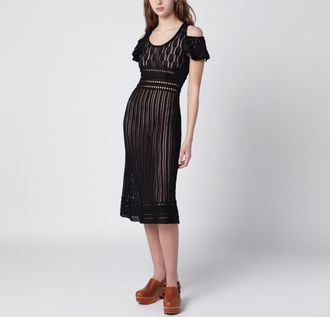 J.W.Anderson Black Crochet Dress