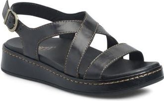 B&oslash;rn Victoria Slingback Sandal in Black Leather at Nordstrom, Size 11