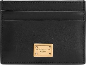 Dolce & Gabbana Card Holder With Logo Plaque