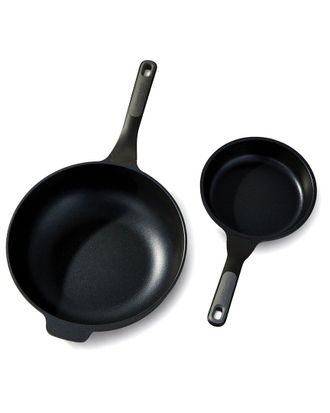 Berghoff Berghoff Leo Stone+ 2Pc Nonstick Ceramic Stir Fry Set