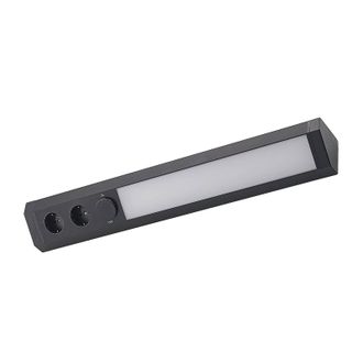 Arcchio L&aacute;mparas Bajo Armario ovano En Negro De Aluminio - Arcchio