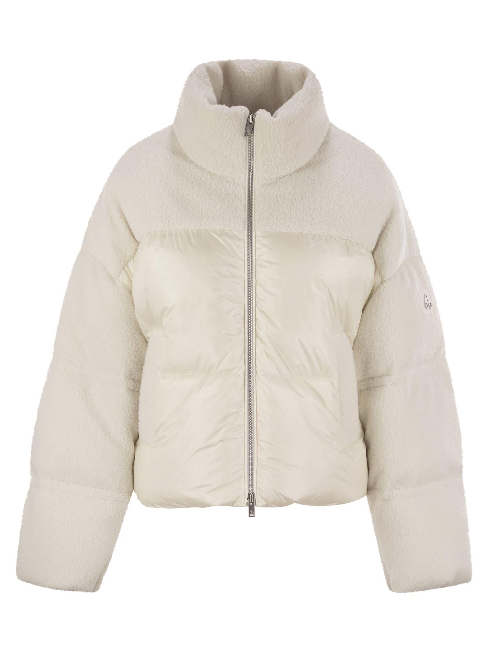 ジャケット MOOSE KNUCKLES M10LJ111 160 Jackets White Moose Knuckles Moose Knuckles x Telfar BOMBER JACKET White